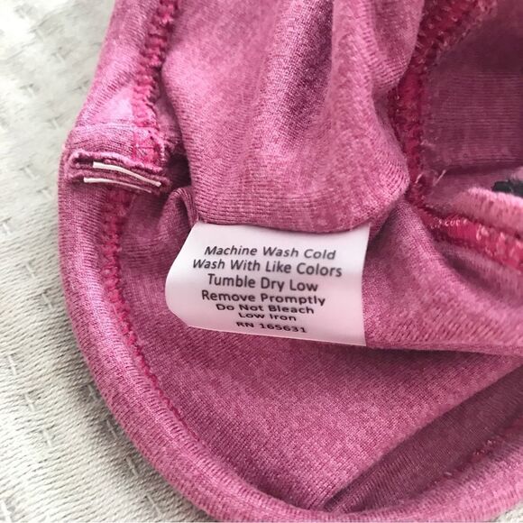 CALME Johnny Was Racerback Sports Bra Ease Cross Back‎ Yoga Pink Purple NWOT XL - Picture 5 of 7